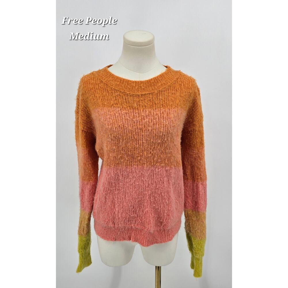 Free People Autumn Sky Ombre Sweater - Medium